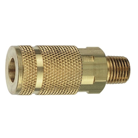 Tru-Flate Tru-Flate Brass Quick Change Coupler 1/4 in. Male 1 pc 13-325